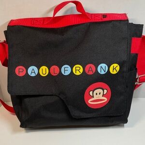 Paul Frank Julius the monkey messenger tote bag canvas
